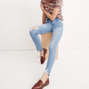 Madewell 9” high rise skinny jeans - petite